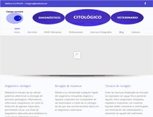 Tablet Screenshot of citologiaveterinaria.com